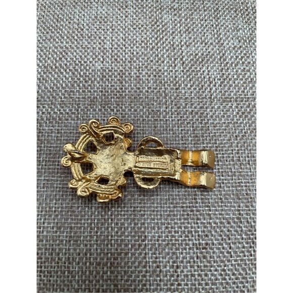 Vintage Alva Studios MAYAN Aztec Figural Brooch Pin - Picture 3 of 6